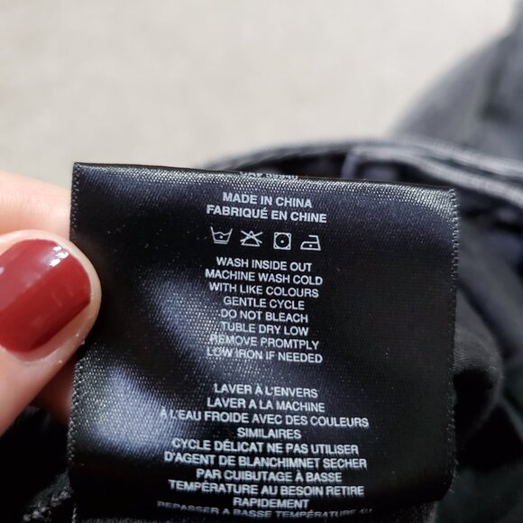 AFRM Fez Straight Leg Carpenter Jeans Hi-Rise Utility Acid Wash Women 28 x 30.5" - Picture 10 of 14